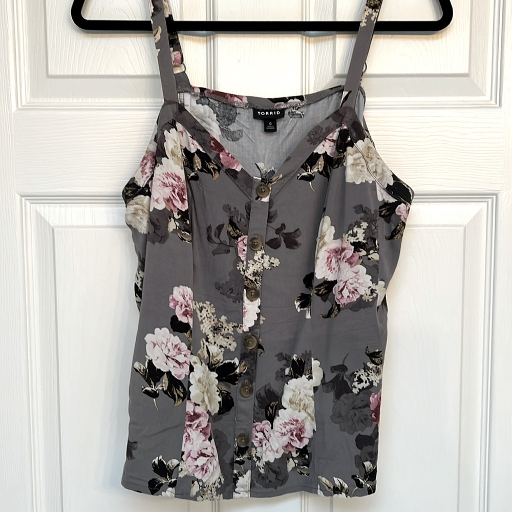 Torrid Floral Challis Midi Cami